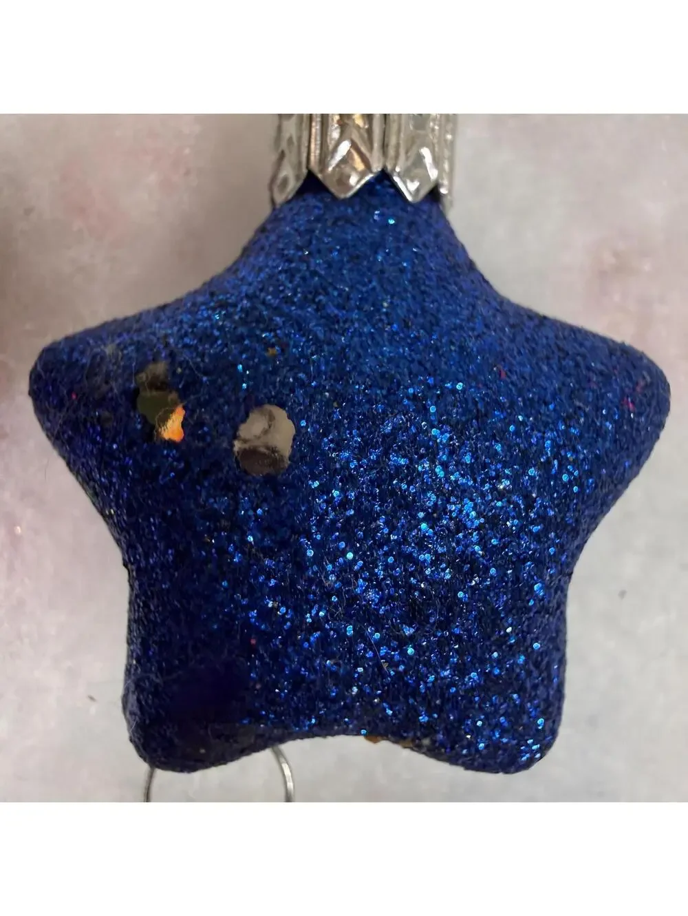 Lil Stars Glitter Glass Hallmark Ornaments - Set of 6